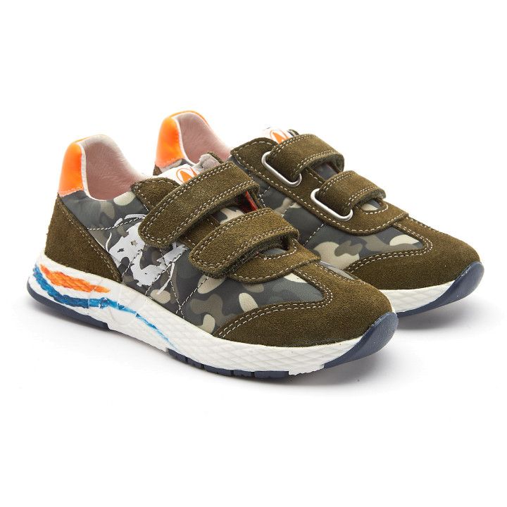 Sneakers Jesko Militare/Orange-001-002460-20