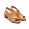 Block Heel Sandals Ustka Curry-000-012698-01
