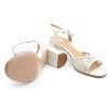 Block Heel Sandals S345F08 Bianco-000-013017-01