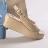 Wedge Sandals 5-102510 Lightnut Loulou-001-002807-01