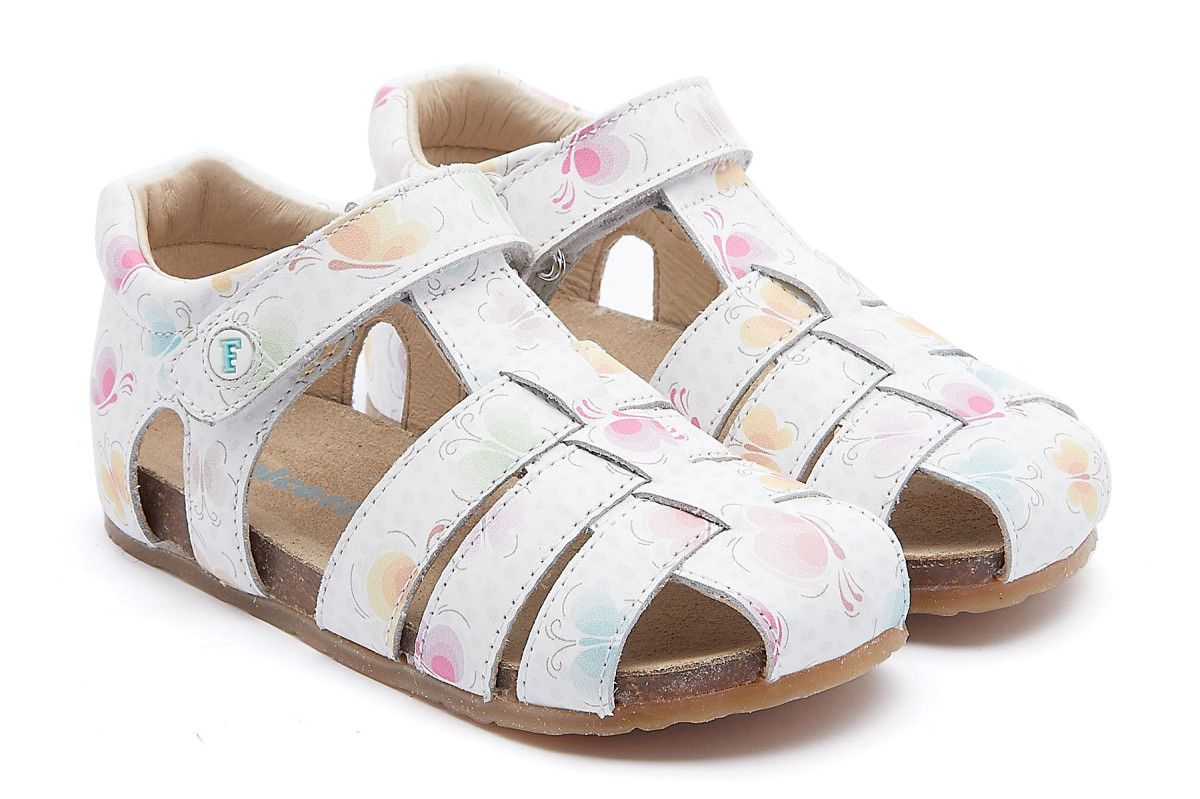 Kid's Sandals NATURINO Alby Butterfly White