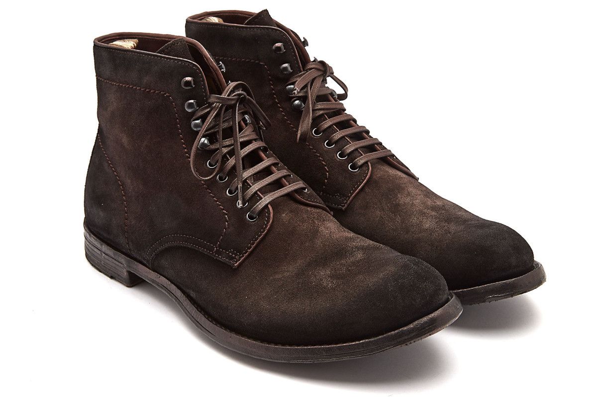 Men's Lace Up Ankle Boots OFFICINE CREATIVE Anatomia 13 Cach.