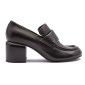 Women's Loafers Block Heels OFFICINE CREATIVE Ethel 011 Nero