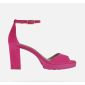 Women's Sandals Block Heel GEOX Walk Pleasure D45XAB Fuchsia