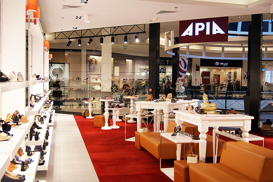 sklepy APIA salony obuwnicze APIA